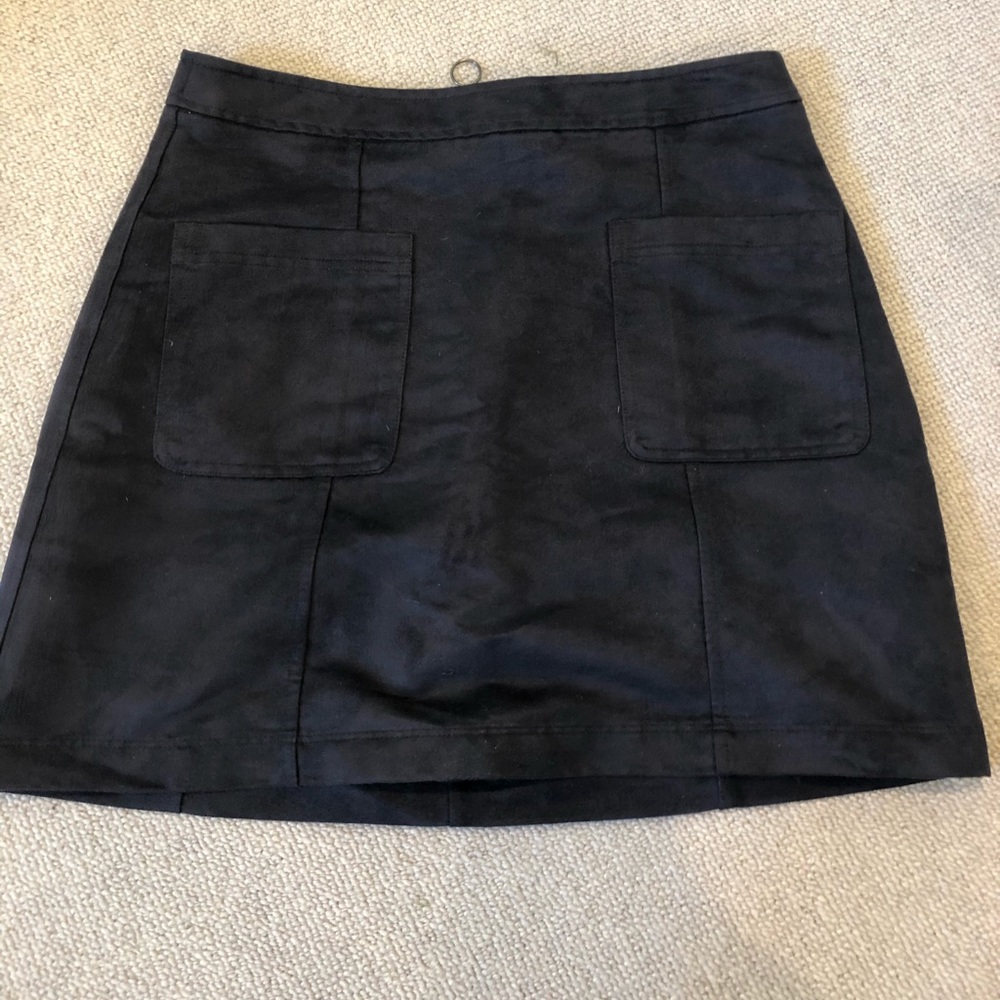 Suede Skirt